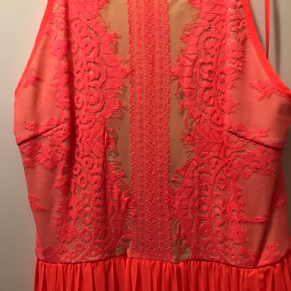 Lush long sheer dress
